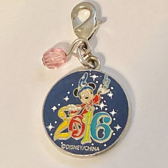 Disney Mickey Mouse Sorcerers Apprentice Clip On Charm Bag Zipper Pull 2016 - Picture 7 of 9